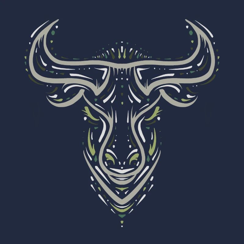 Taurus / Stier / Sternzeichen / Wikinger / Tattoo