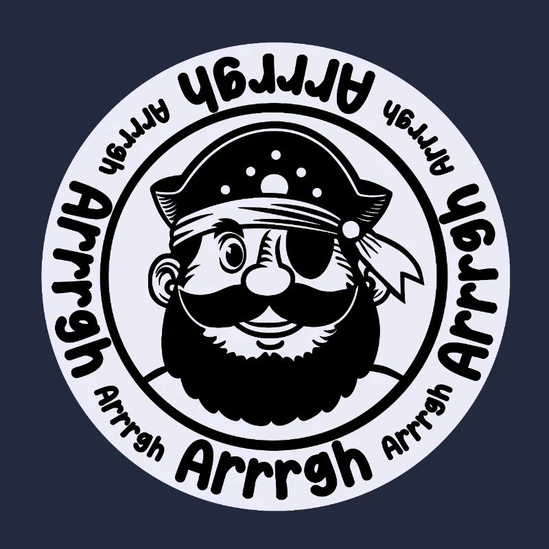 Drôle de pirate avec cache-œil