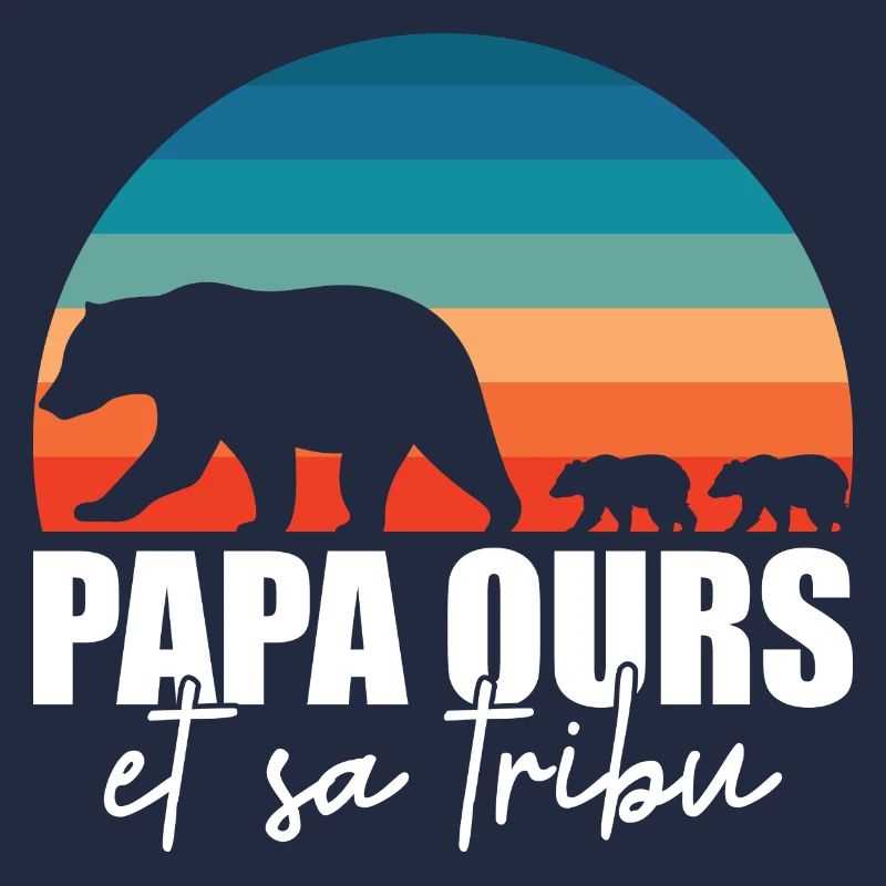 Papa ours - Petits ours