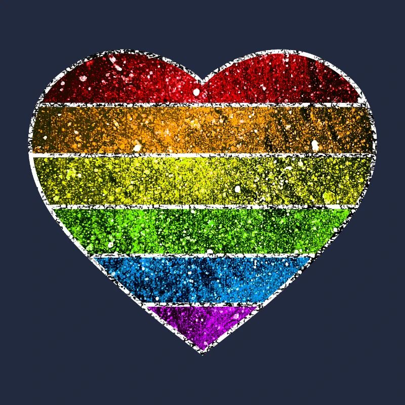 Kosmisches Regenbogenherz