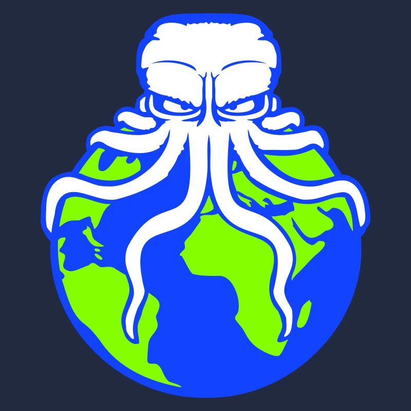 Octopus attaque Terre Géant Alien Monstre Cool
