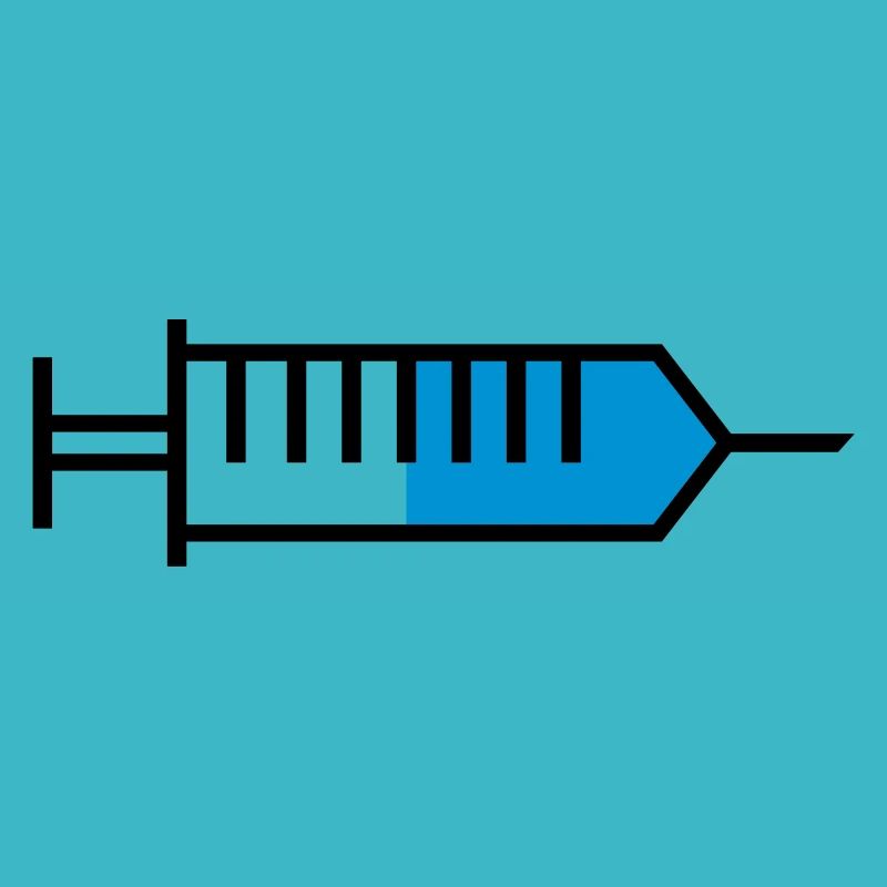 Contour de la seringue