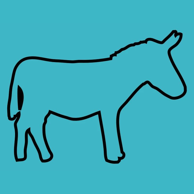 Dessin de logo d’âne