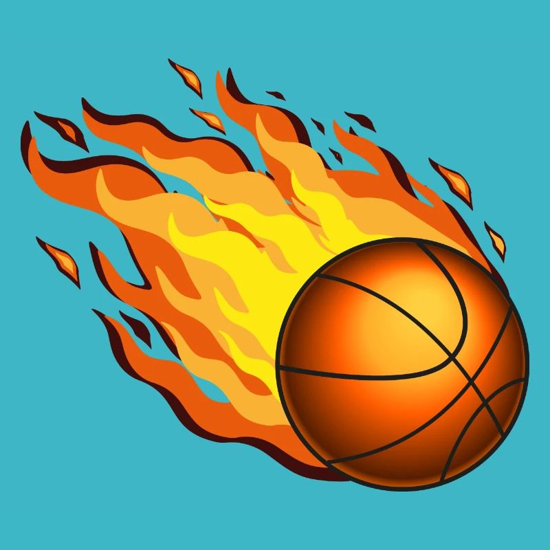 Basketball en feu