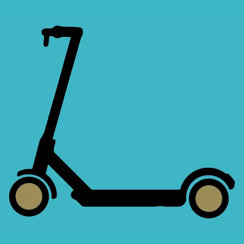 E-Scooter Eroller Comicdesign Geschenkidee