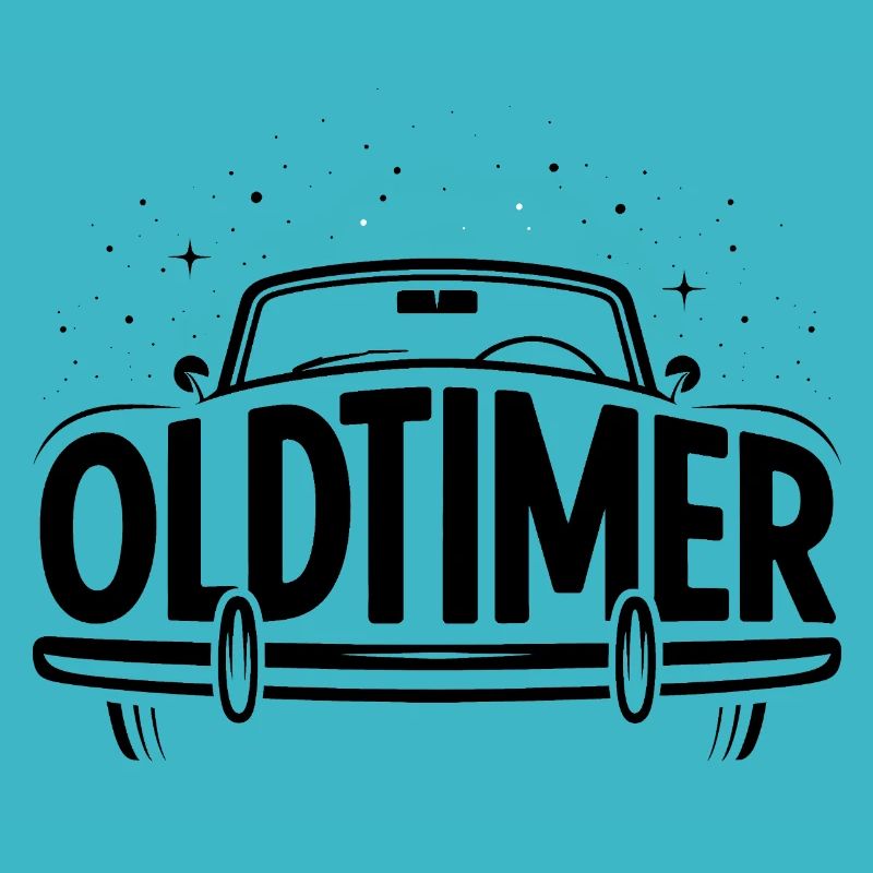 Oldtimer - Cooles Auto-Logo
