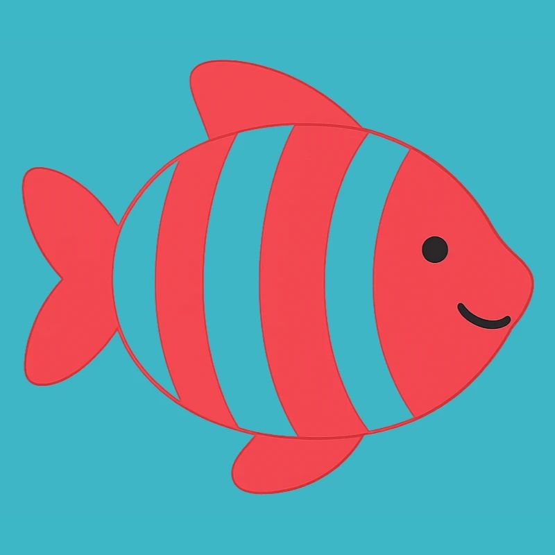 Poisson à rayures