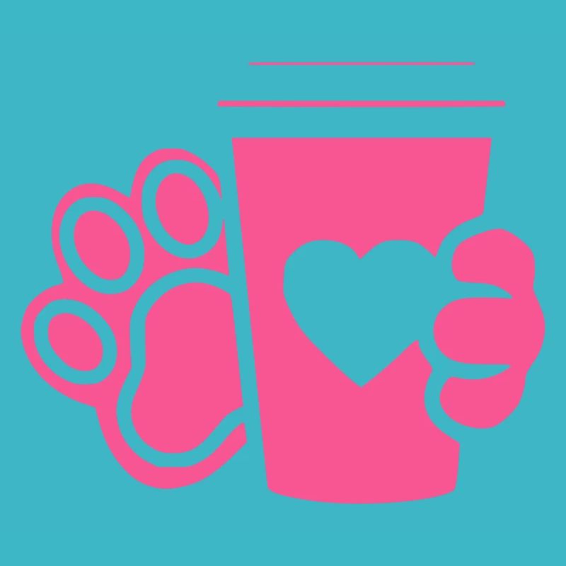Design plat Paw Coffee Cup
