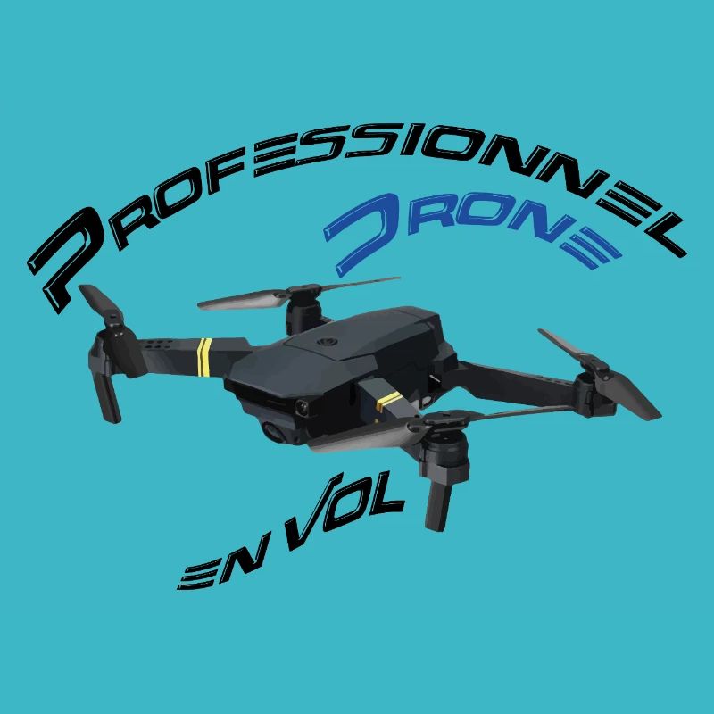 Professionnel drone en vol 1