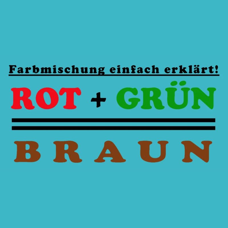 rouge + vert = marron