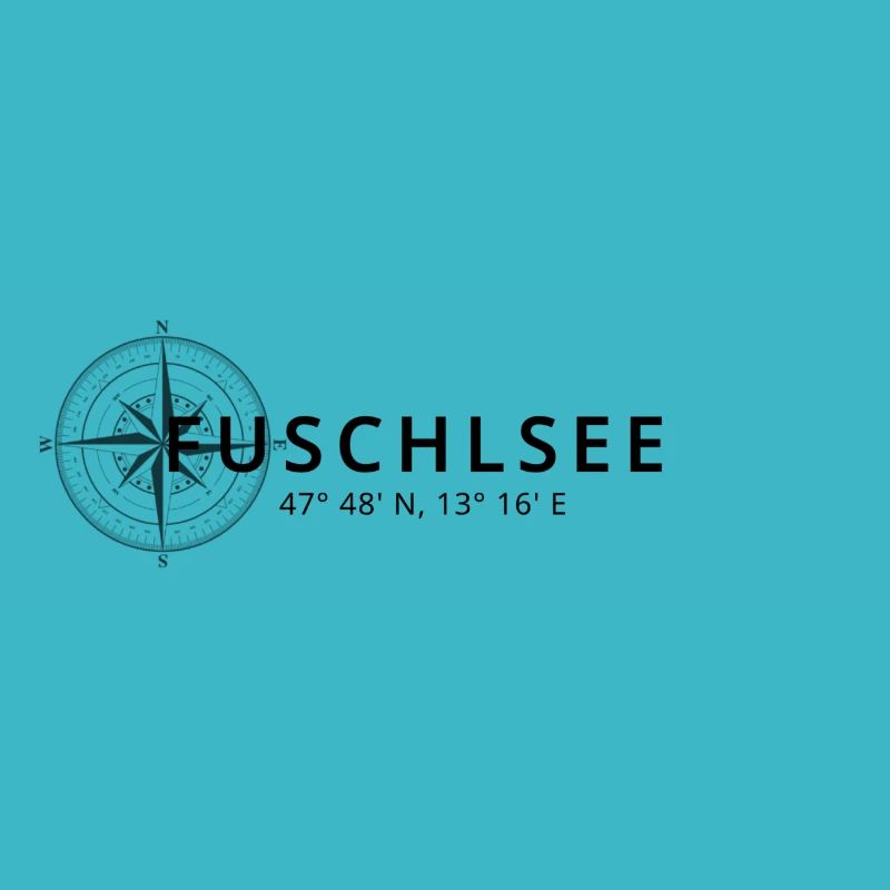 Fuschlsee Kompass Design