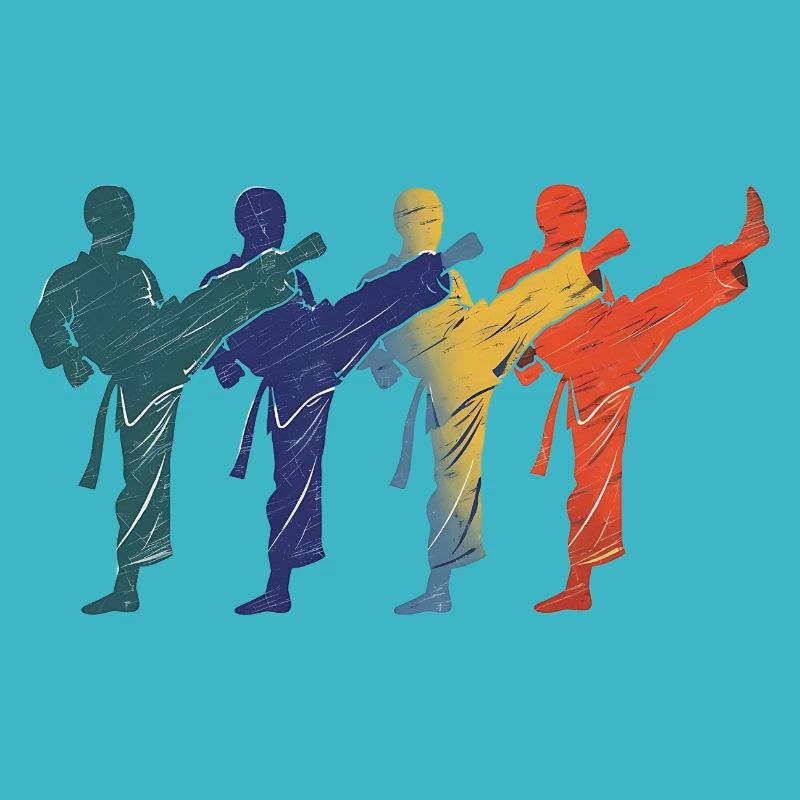 Karate - Retro Fighter Gift