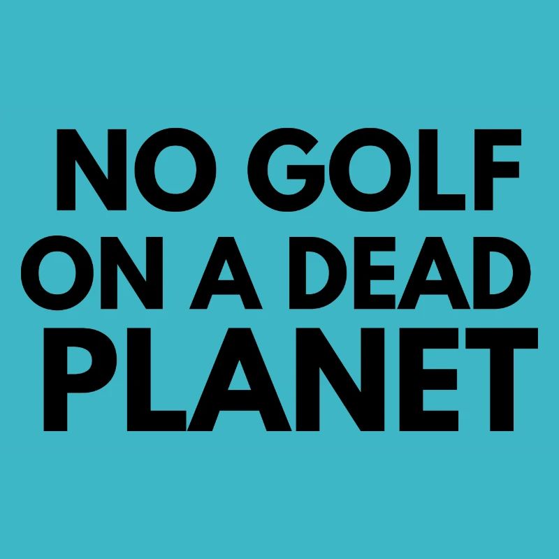funny no gold on planet - golf lover