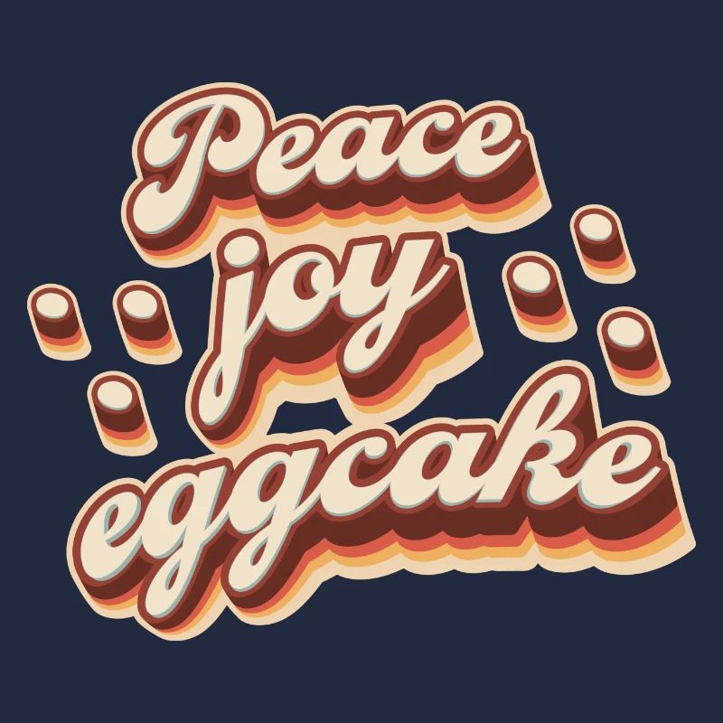 Peace Joy Eggcake