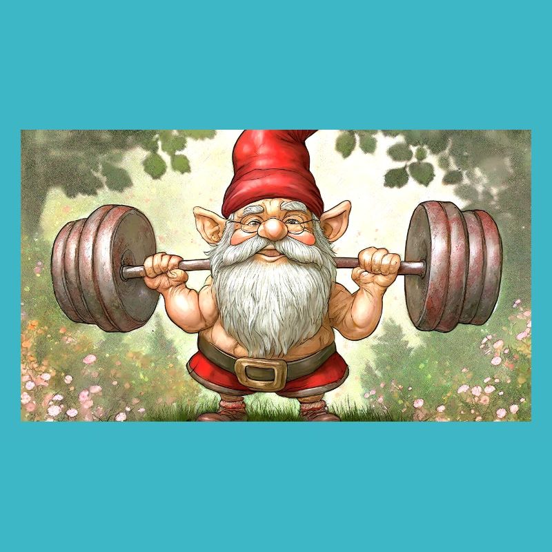 cute little gnomes everyday life – working out