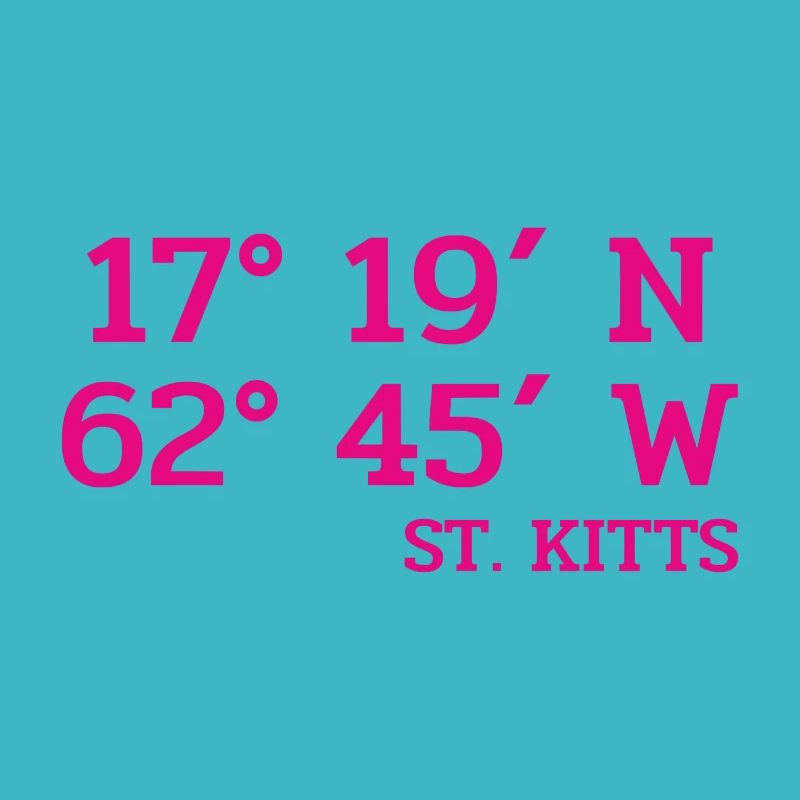 Saint Kitts Coordinates - Coordinates - Caribbean