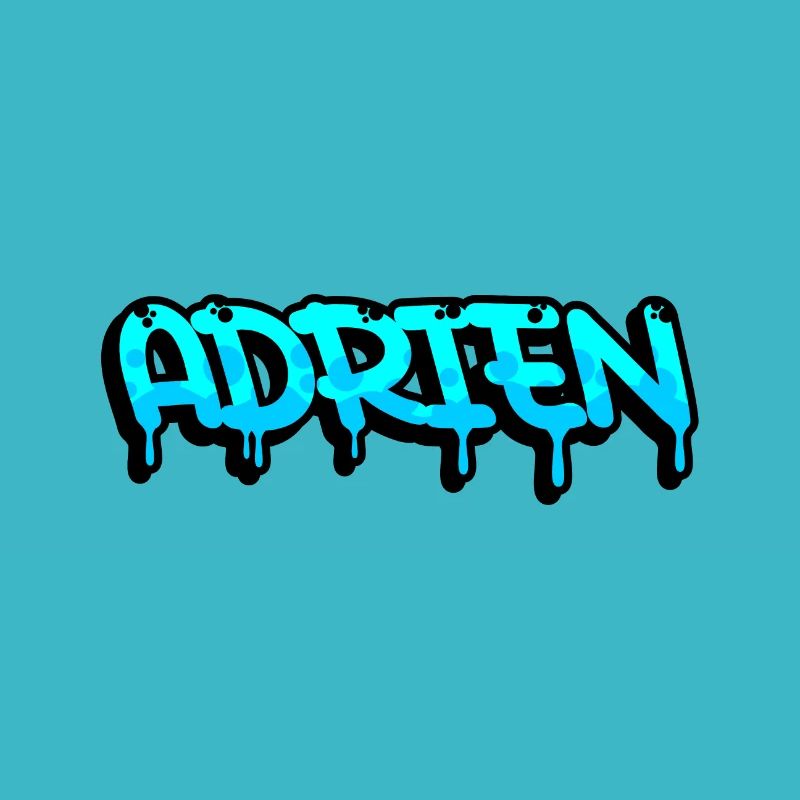 Graffiti first name Adrien