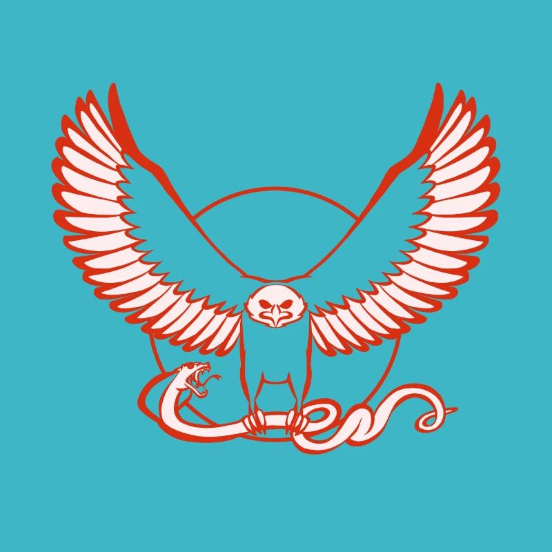 Eagleand Snake