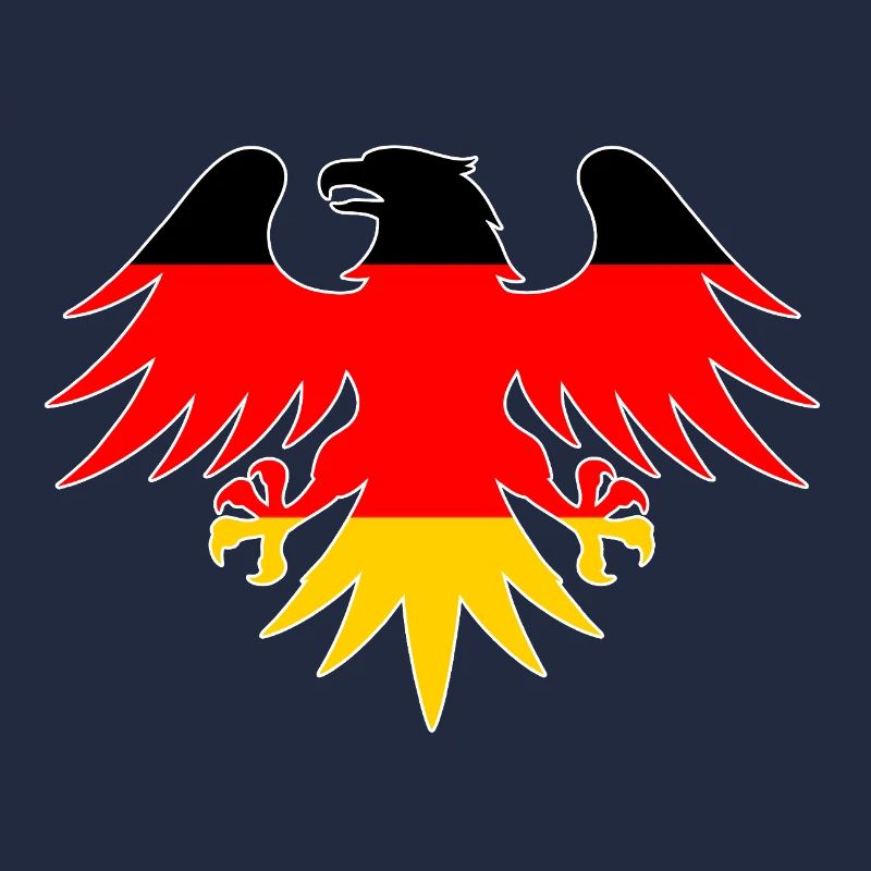 Deutscher Flaggenadler Motiv