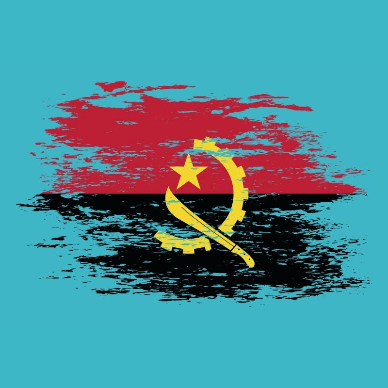 Drapeau angolais utilisé