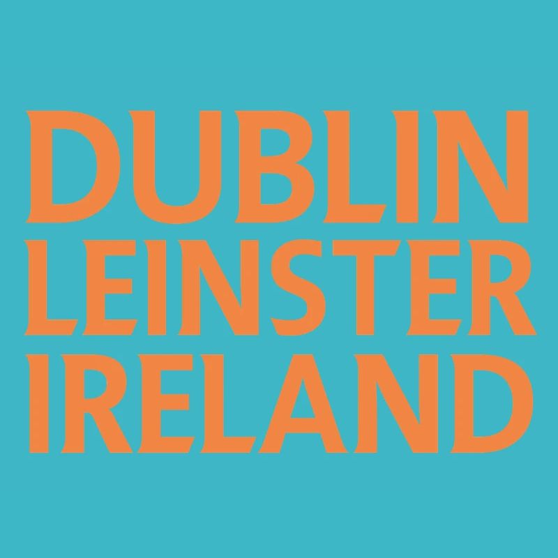 Dublin – Irlande Textdesign