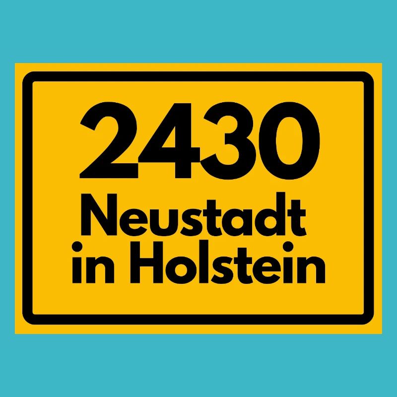 ALTE POSTLEITZAHL PLZ 2430 NEUSTADT IN HOLSTEIN