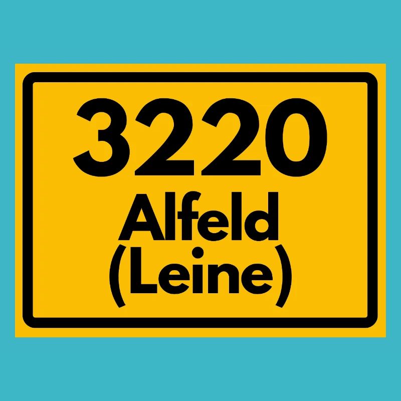 ANCIEN CODE POSTAL RETRO 3220 ALFELD LEINE