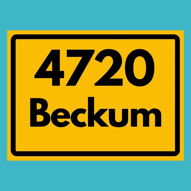 ANCIEN CODE POSTAL RETRO 4720 BECKUM – NRW