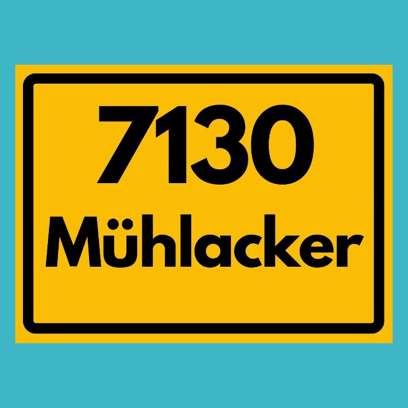 ALTE POSTLEITZAHL PLZ RETRO 7130 MÜHLACKER HEIMAT