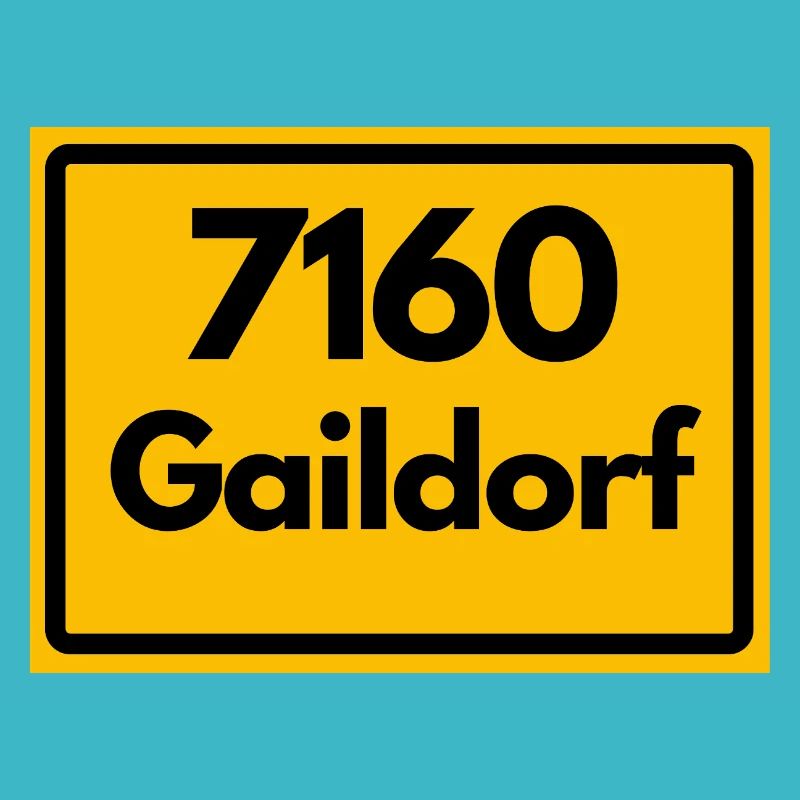 ANCIEN CODE POSTAL RETRO 7160 GAILDORF HEIMAT