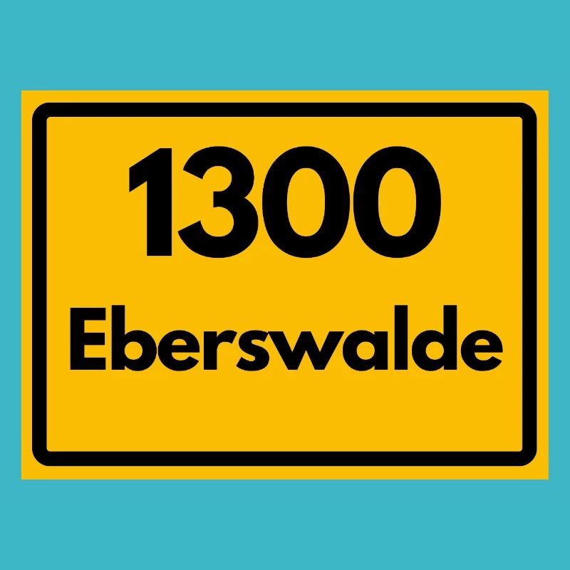 OLD POSTCODE ZIP CODE RETRO 1300 EBERSWALDE HEIMAT