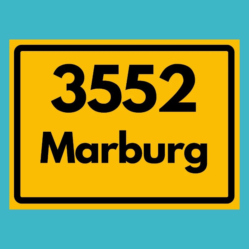 OLD POSTCODE 3552 ZIP 35037 MARBURG HESSEN