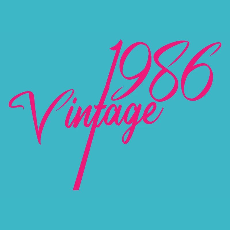 Vintage 1986 Script Kollektion