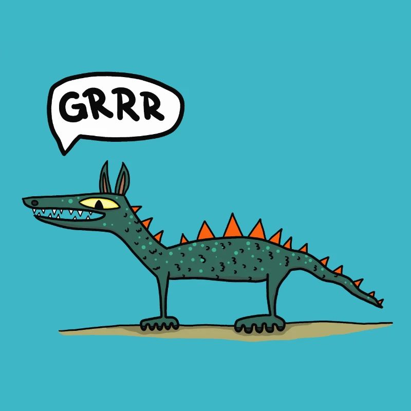 knurrender Drache