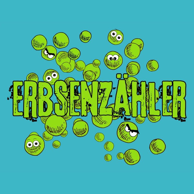 Erbsenzähler mrs Erdnuss grün fun comic