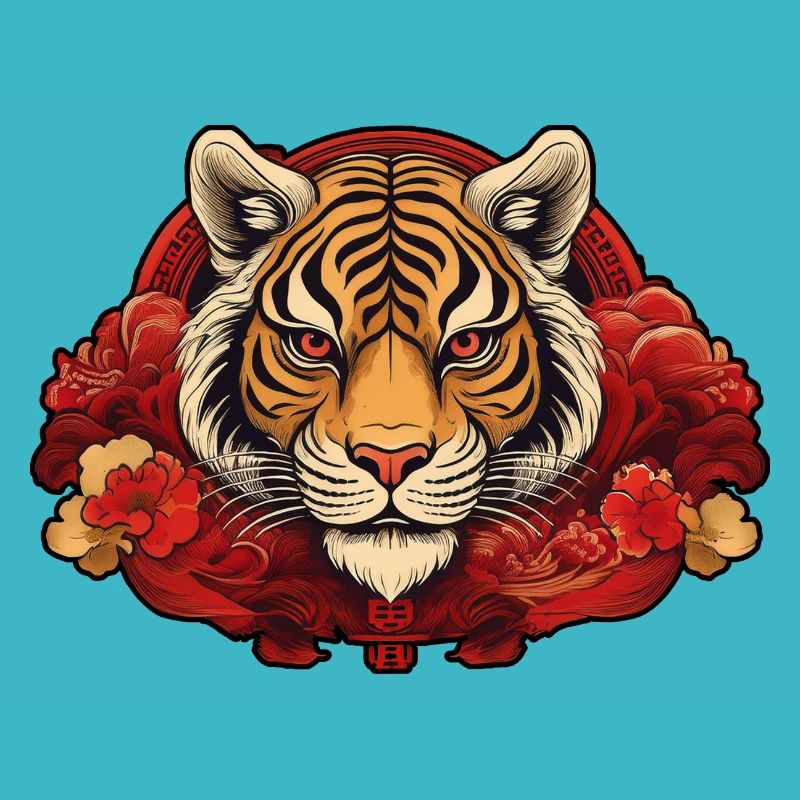 Tiger with Background