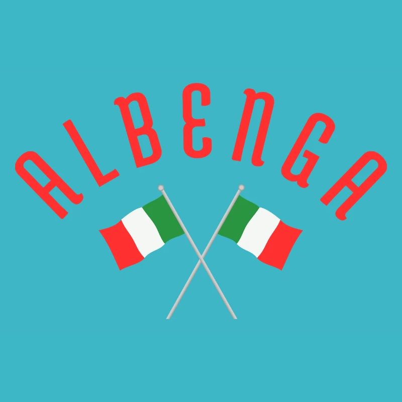 Blason du drapeau italien Albenga