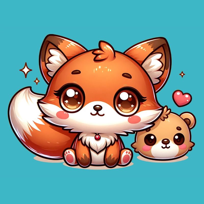 Renards mignons
