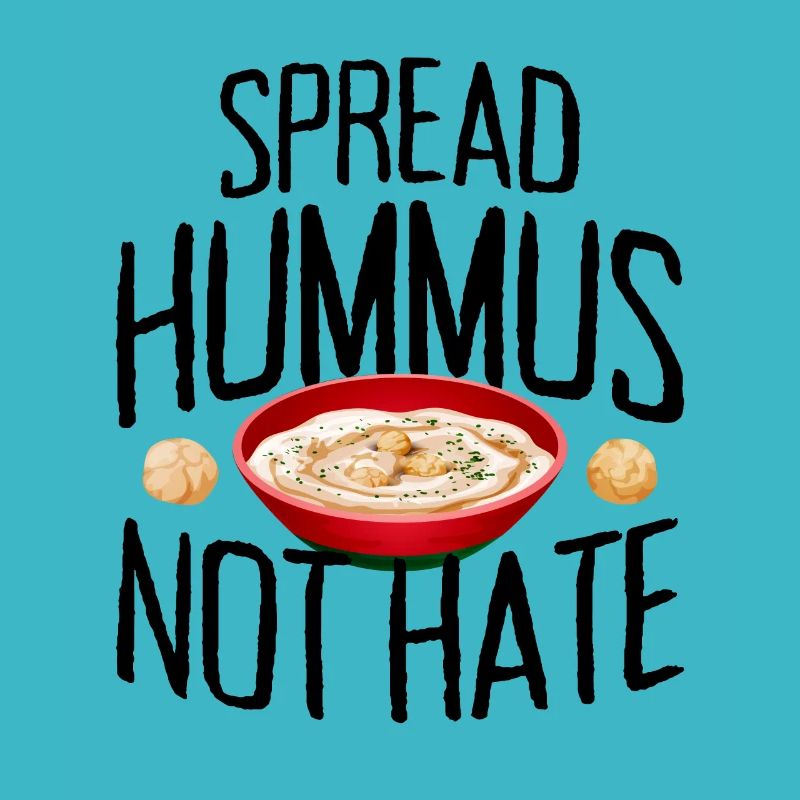 Spread Hummus Not Hate Vegan Gift For Vegans