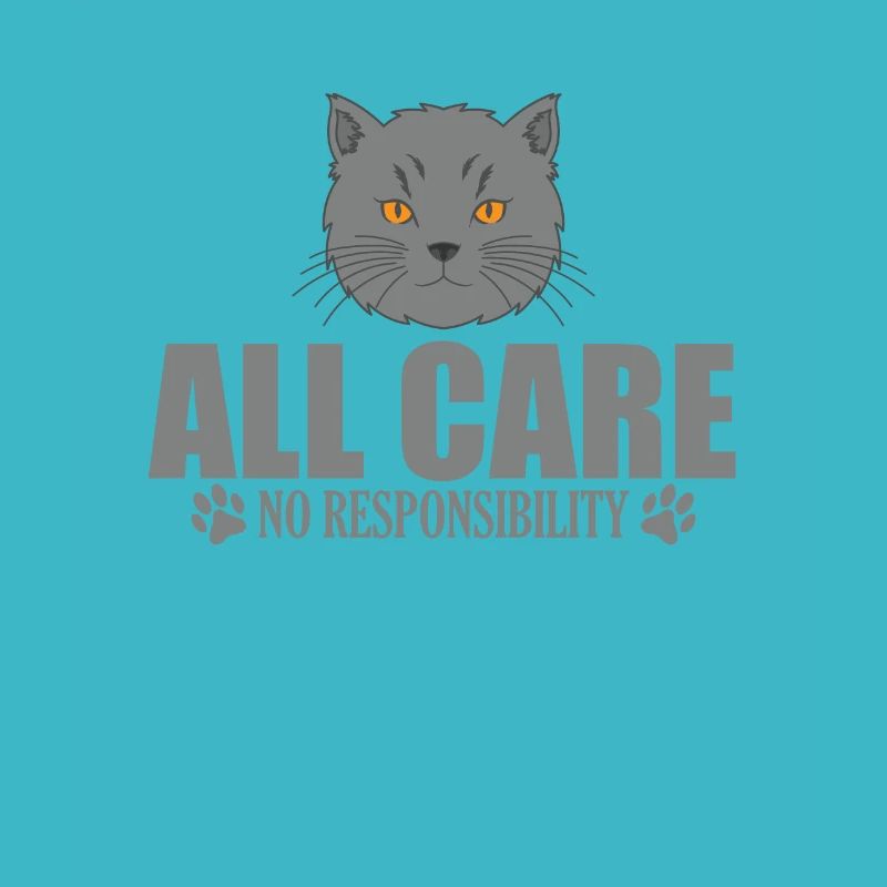 All Care No Responsibility British Shorthair
