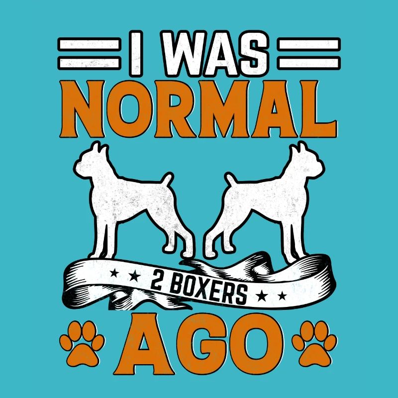 J’étais normal il y a 2 boxeurs