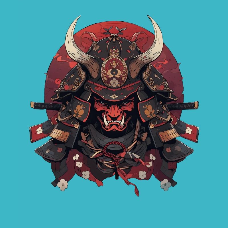 Asie 80s Samouraï Rétro Japonais Samouraï