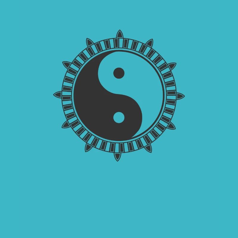 Muster Symbol Yin and Yang Zeichen