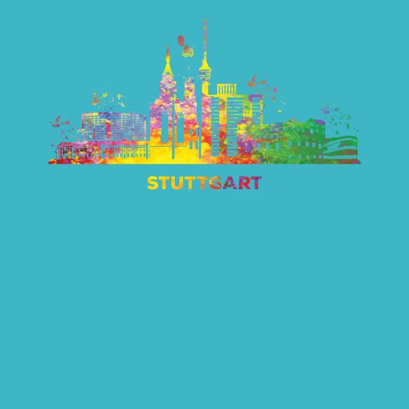 Stadtbild Stuttgart Skyline Stuttgarter