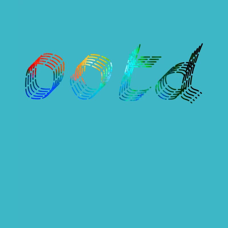 OOTD Coloré Abstrait Empreinte Digitale Art OOTD