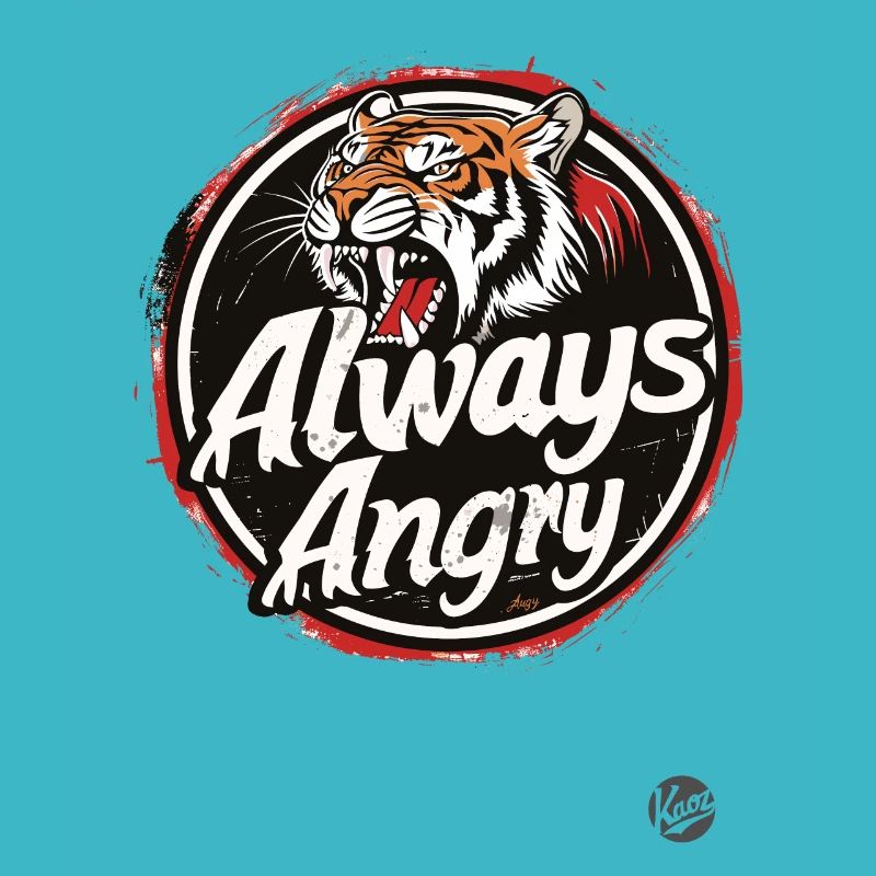 Tiger always angry