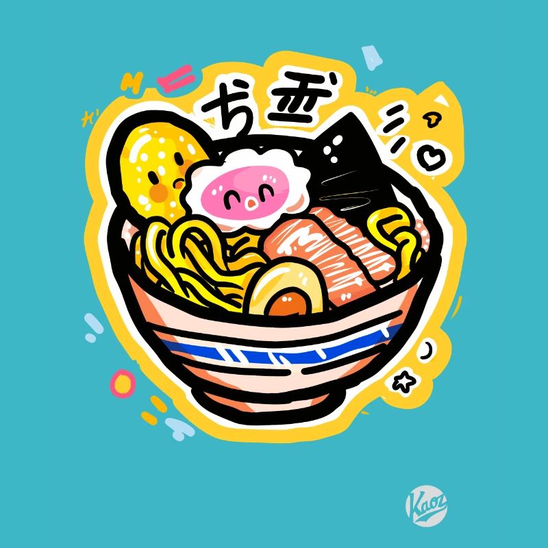 Süßes Kawaii Ramen