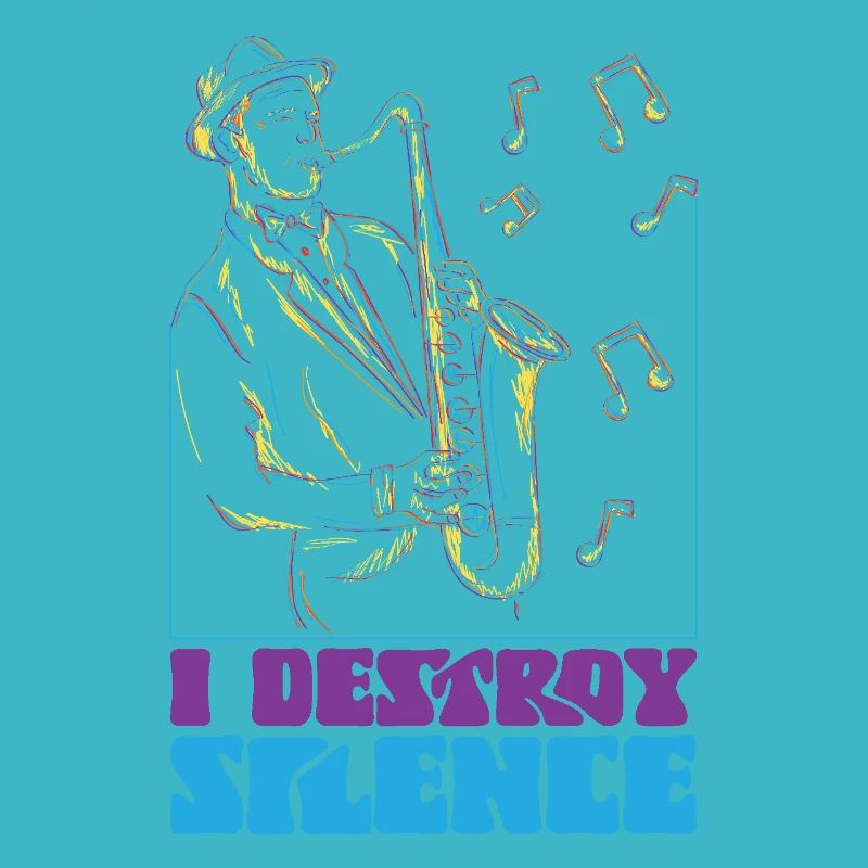Saxophone I Destroy Silence