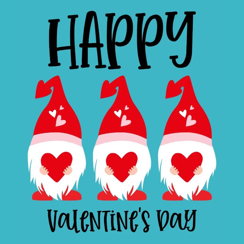 Gnome Happy Valentines Day