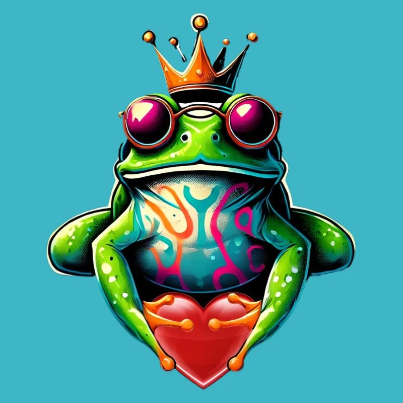 Herz Frosch